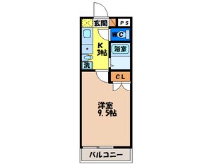 シャトル沖浜の物件間取画像